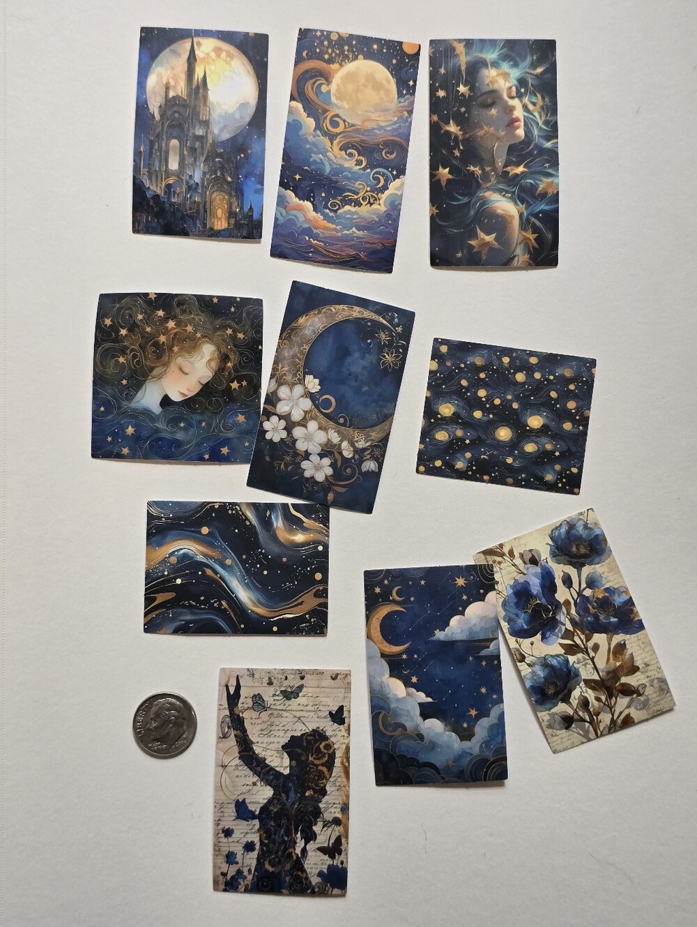 Celestial Blue Art Sticker Set - Picture 6 of 6
